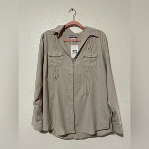 Tan Columbia Breezy Button Up Shirt